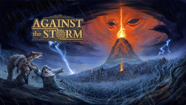 Covert art for the Against the Storm game