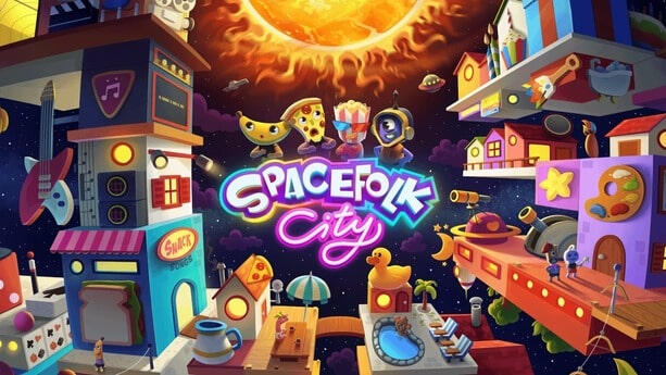 Covert art for the Spacefolk City VR game